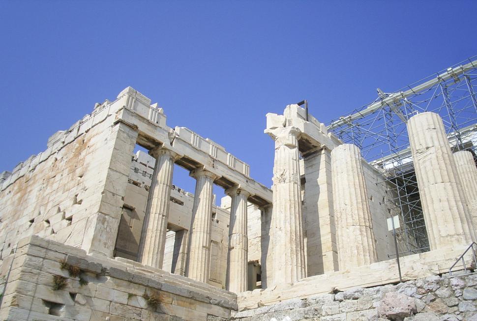 Free Image of Greek Temple Ruins 