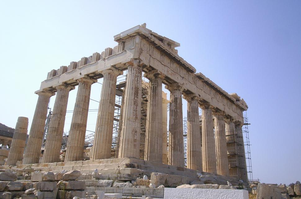 Free Image of Greek Temple Ruins 