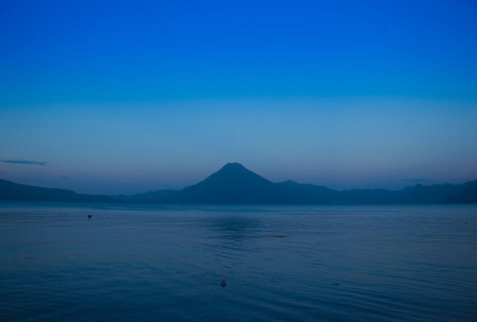 Free Image of A mountain in the distance 
