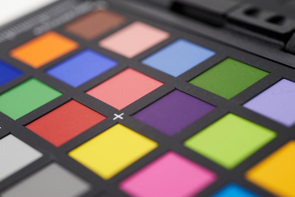 Free Image of A close up of a colorful square 