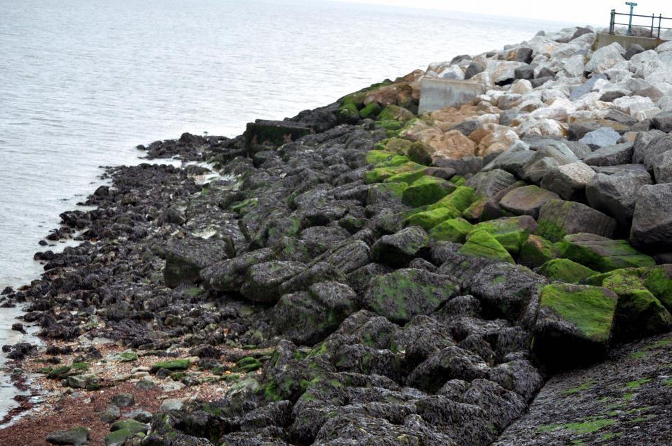 Free Image of Reculver  sea defence 