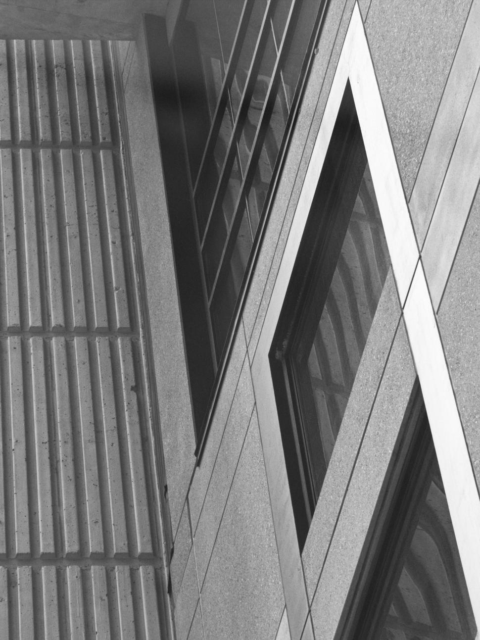 Free Image of Monochrome urban architecture close-up 