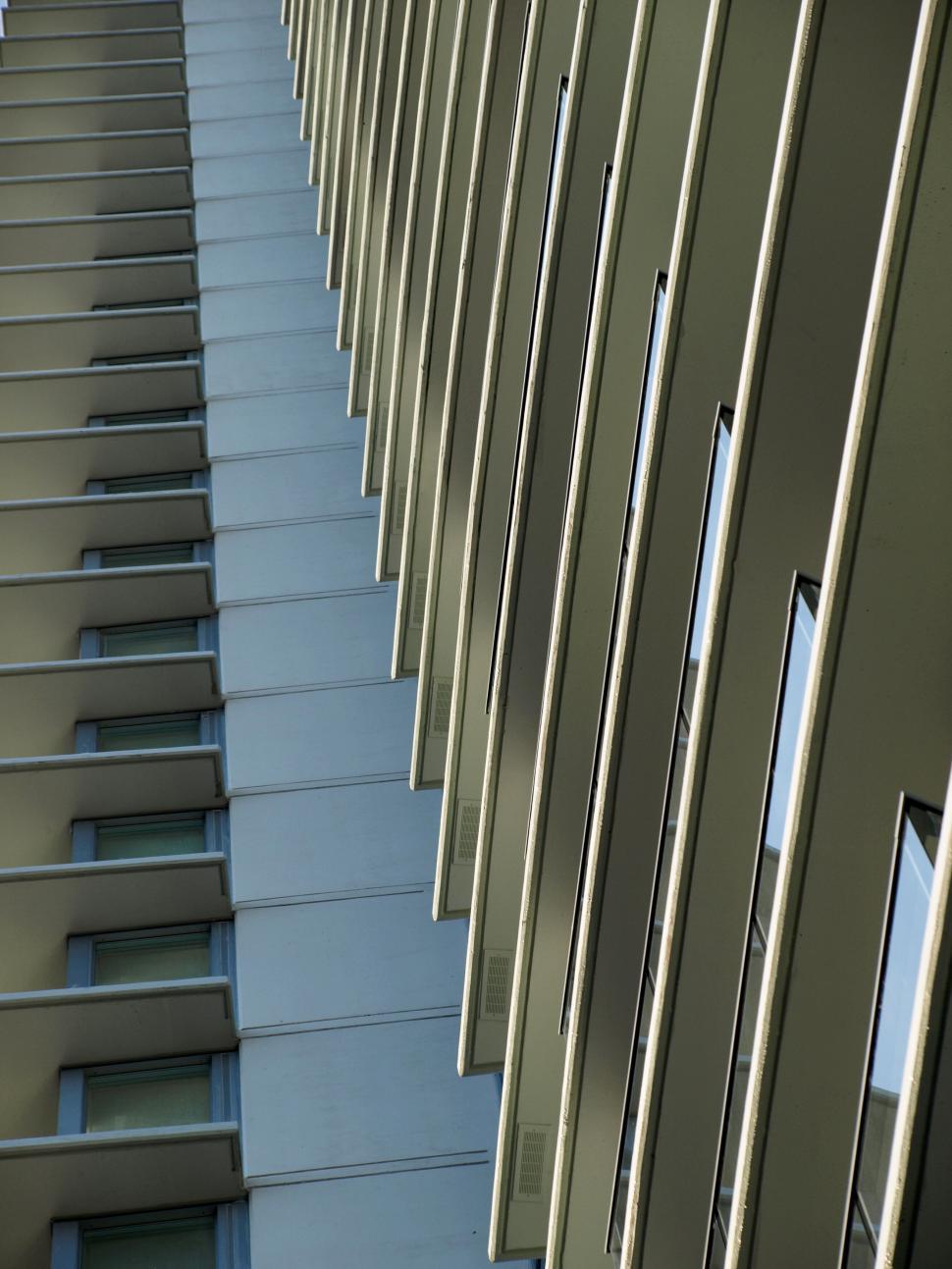 Free Image of Close-up of building s window shutters 