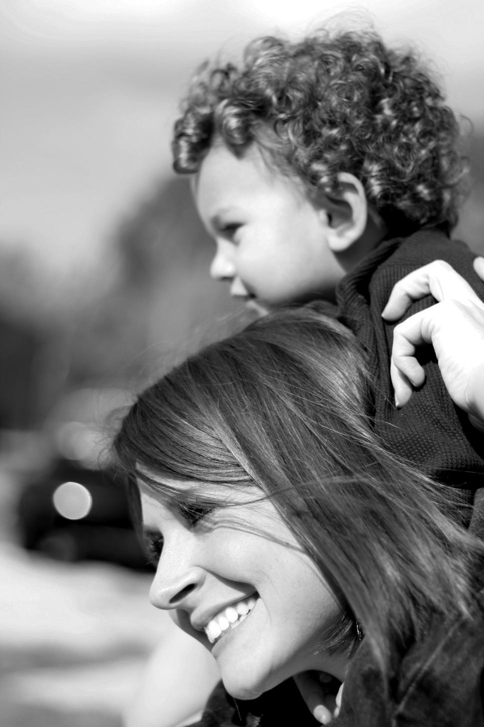 Free Image of Mother and child sharing a joyful moment 