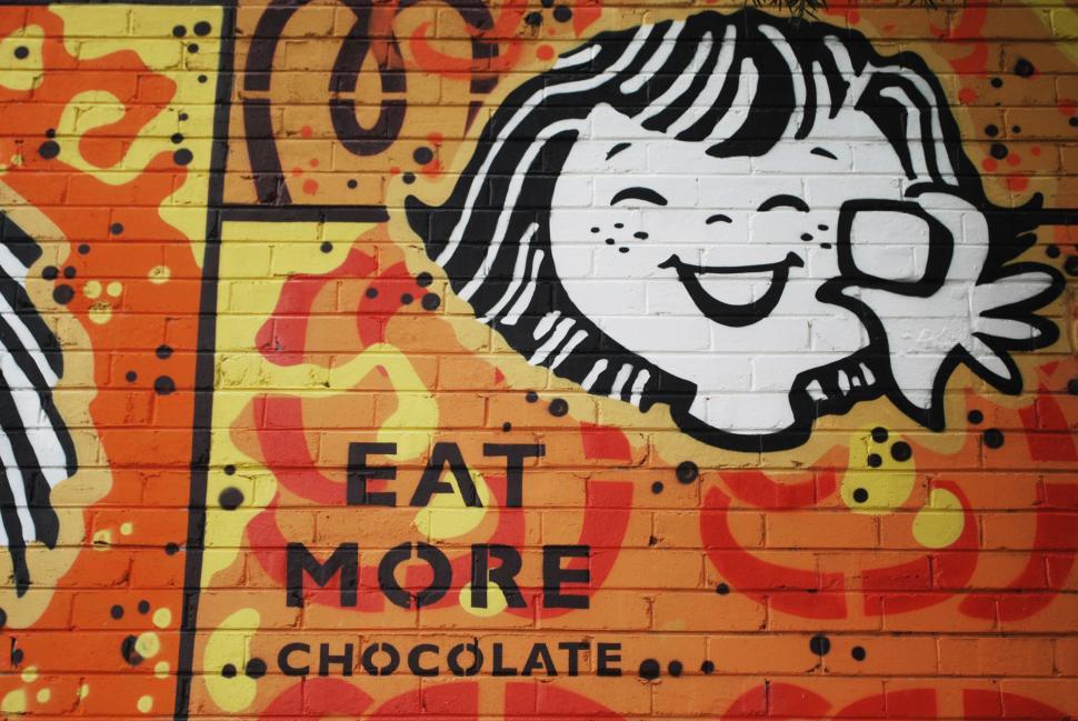 Free Image of Vibrant street art mural with an inviting message 