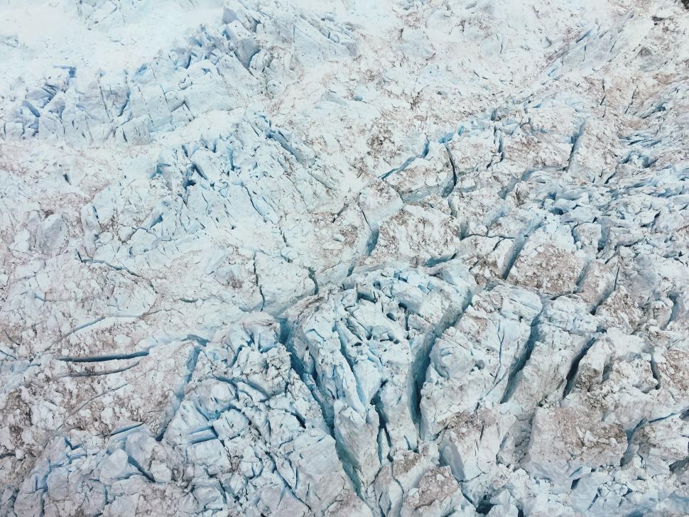 Free Image of Close-up shot of a fractured glacier 