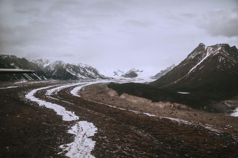 Free Image of Mountain landscape with dirt road 