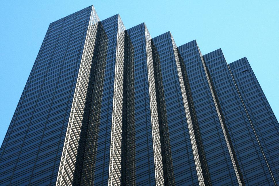 Free Image of Abstract angle of modern skyscraper 