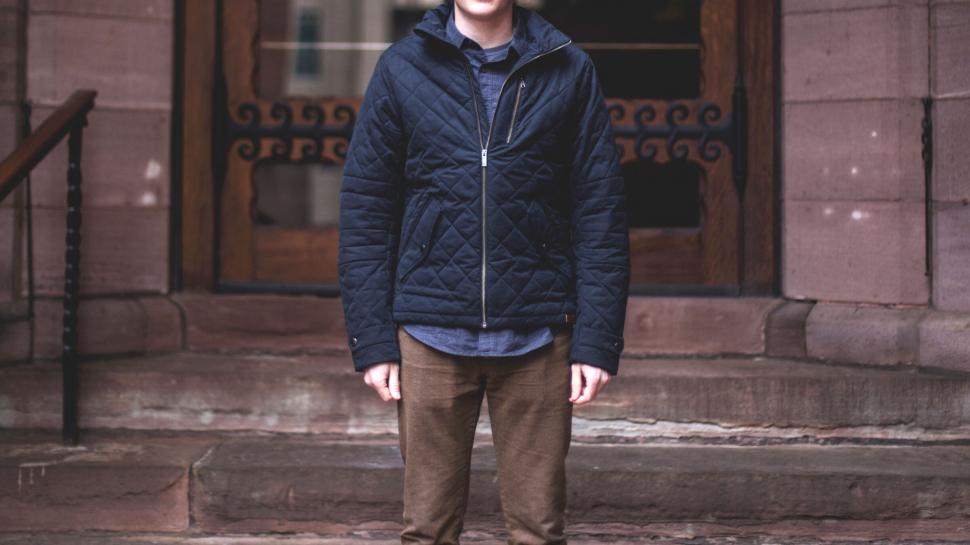 Free Image of Invisible man standing on porch 
