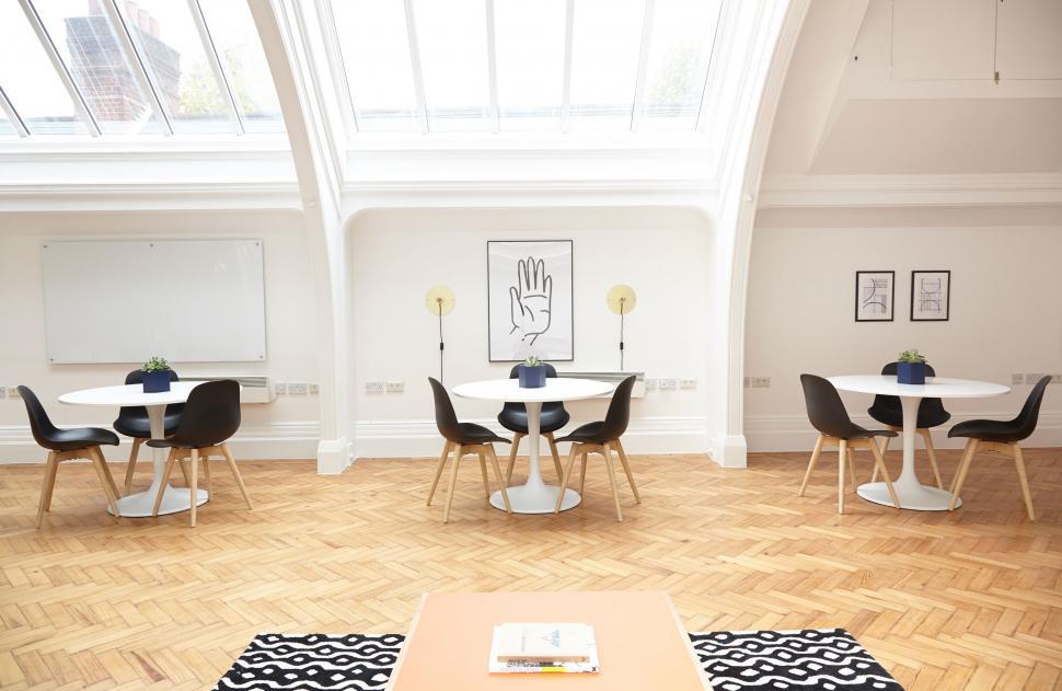 Free Image of Airy Attic Room with Unique Design Features 