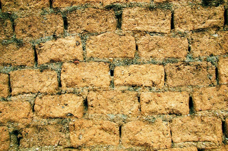 Free Image of Adobe brick texture 