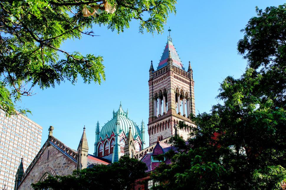 Free Image of Gothic architecture of an ancient church 