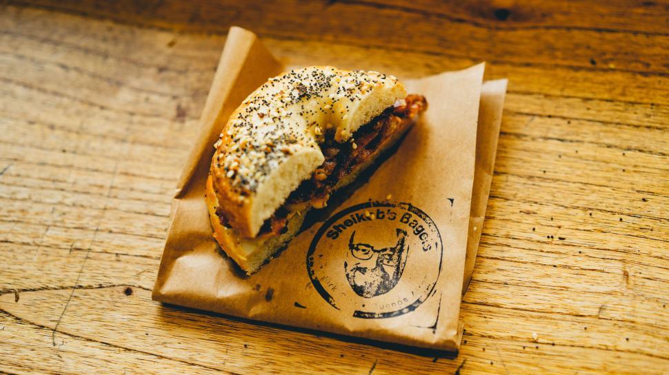 Free Image of Delicious sandwich from Schmaltz s Deli 