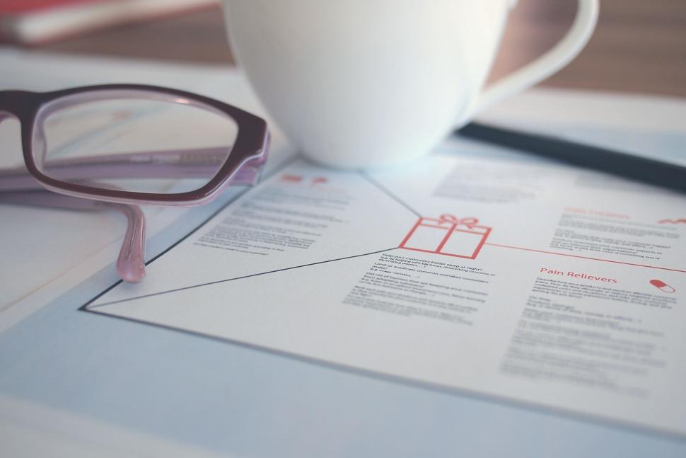 Free Image of Focused work on a professional document 