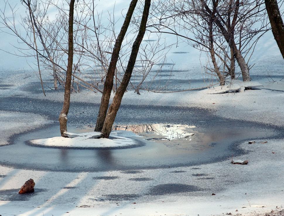 Free Image of Melted ice 