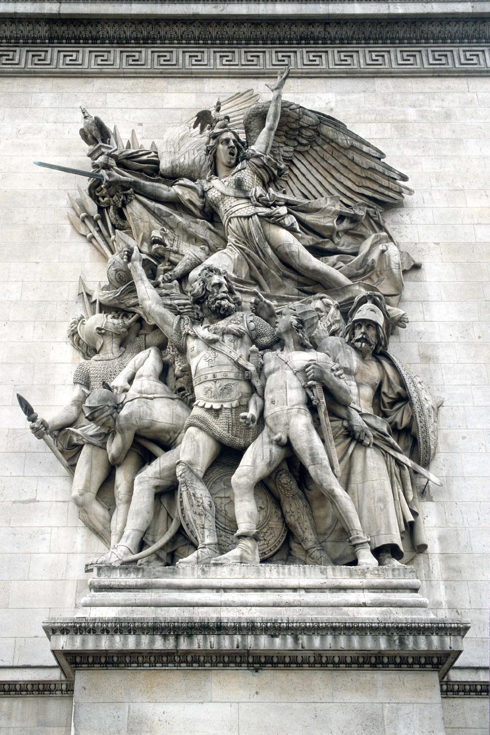 Free Image of Sculpture Panel from Arc de Triumph 