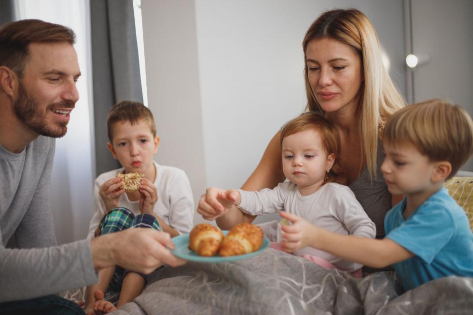 Free Image of Family having fun with indoor activities 