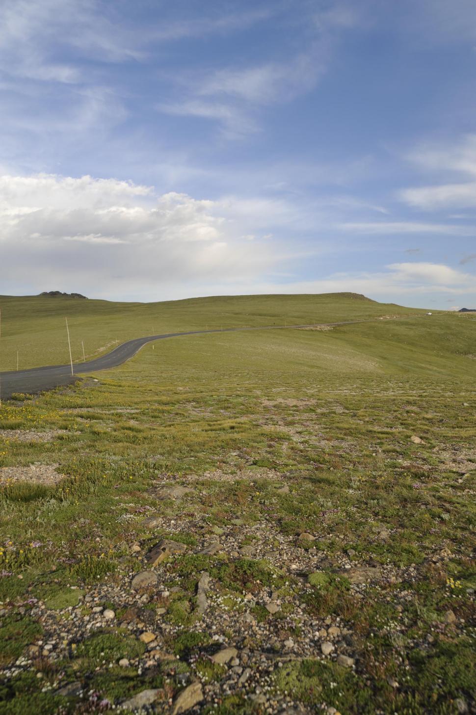 Free Image of View of road with blue sky in the background  