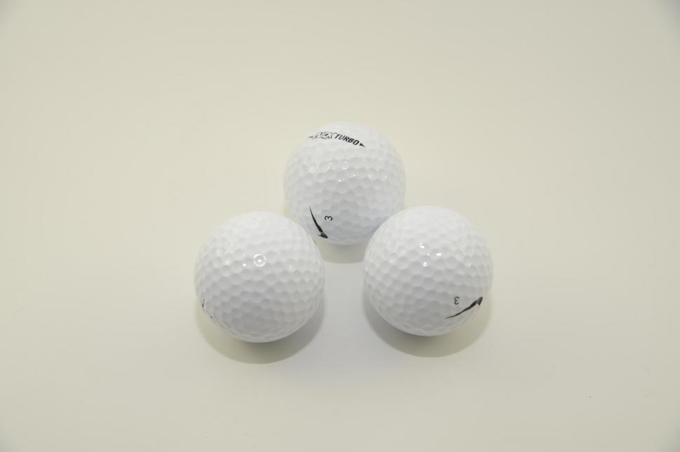 Free Image of Golf Balls on white background  