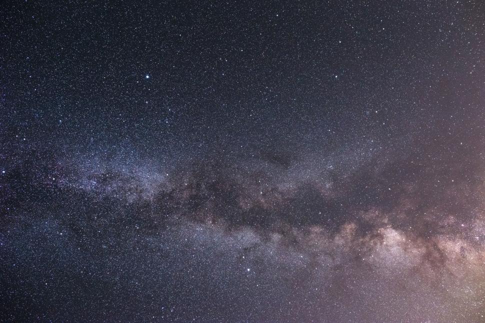 Free Image of Milky Way spreading across the night sky 