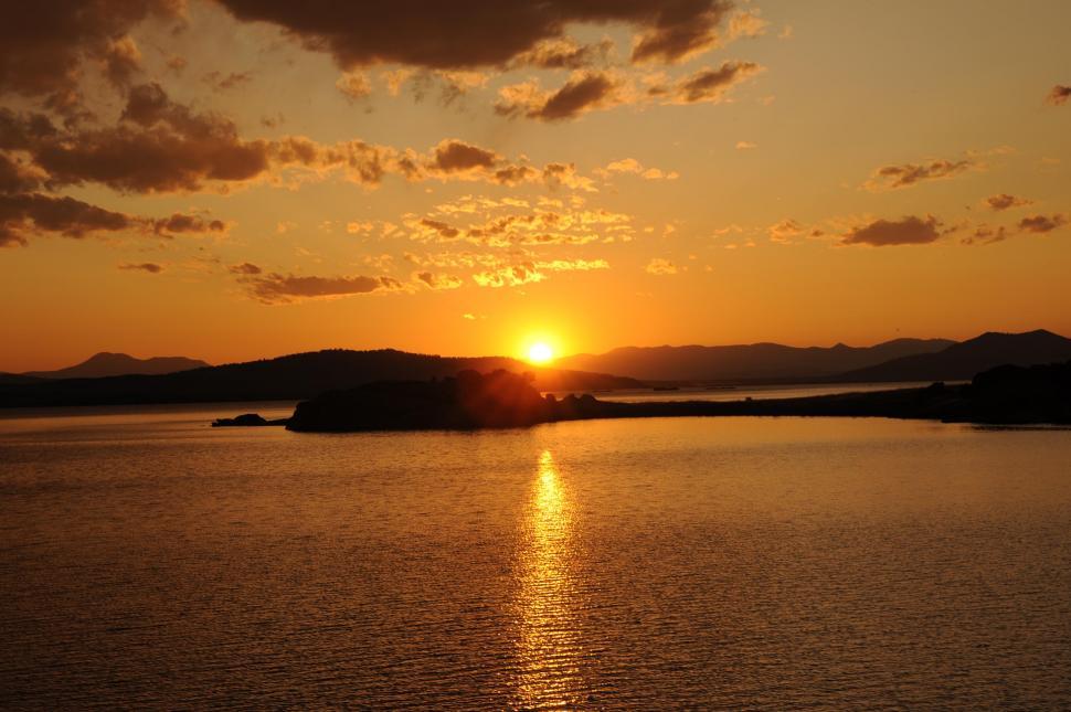 Free Image of Sunset  