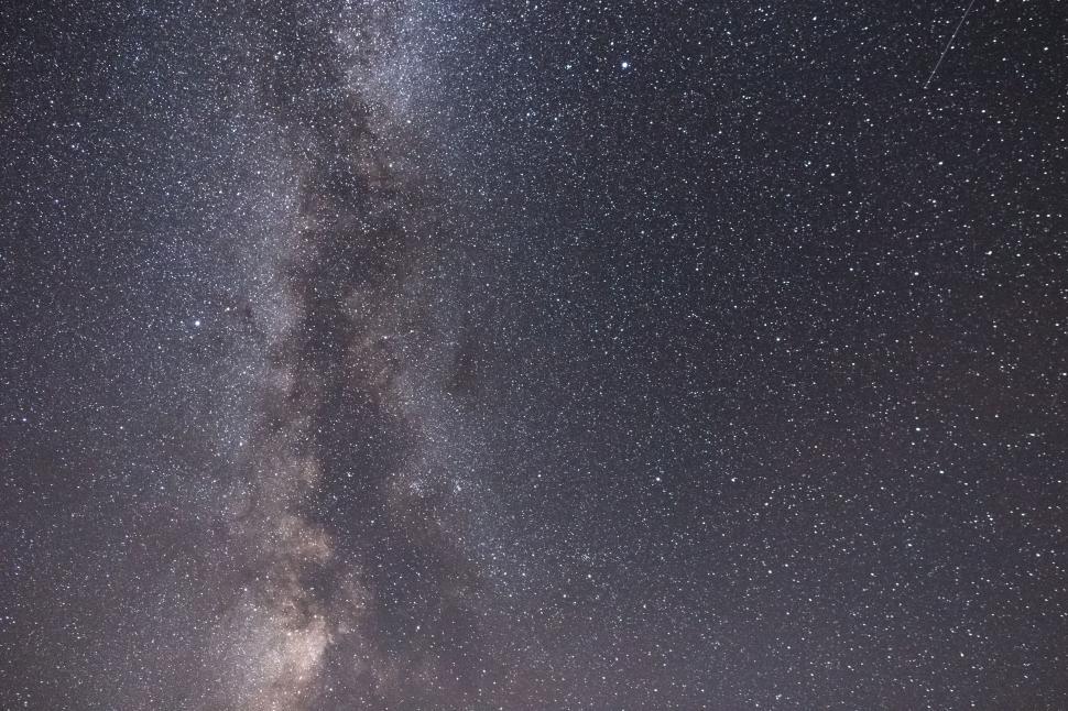 Free Image of Starry night sky with visible Milky Way 