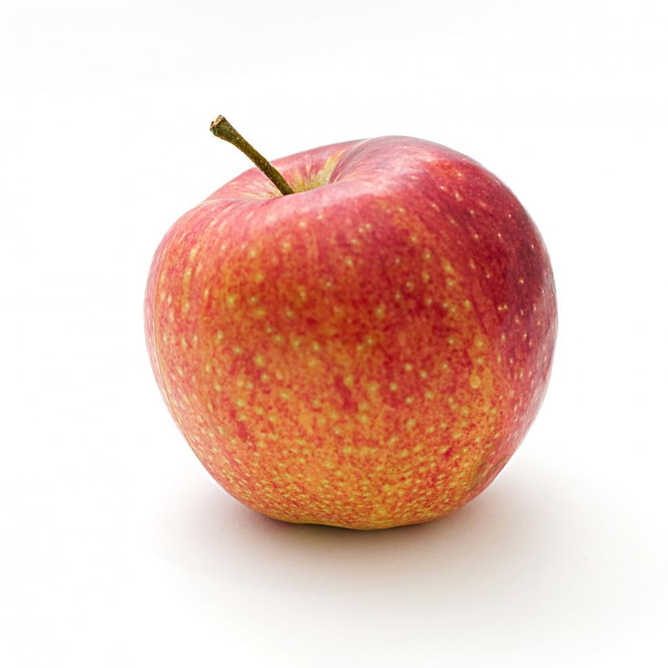 Free Image of Fresh red apple isolated on white background 