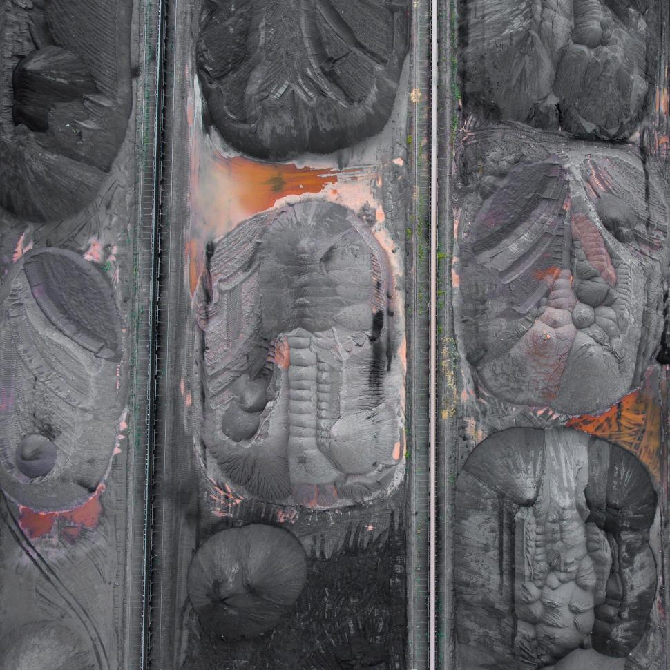 Free Image of Close-up of textured burned shoes 