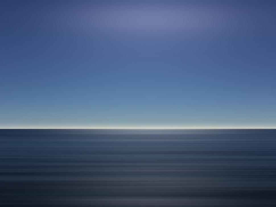 Free Image of Abstract blue ocean with blurred motion 