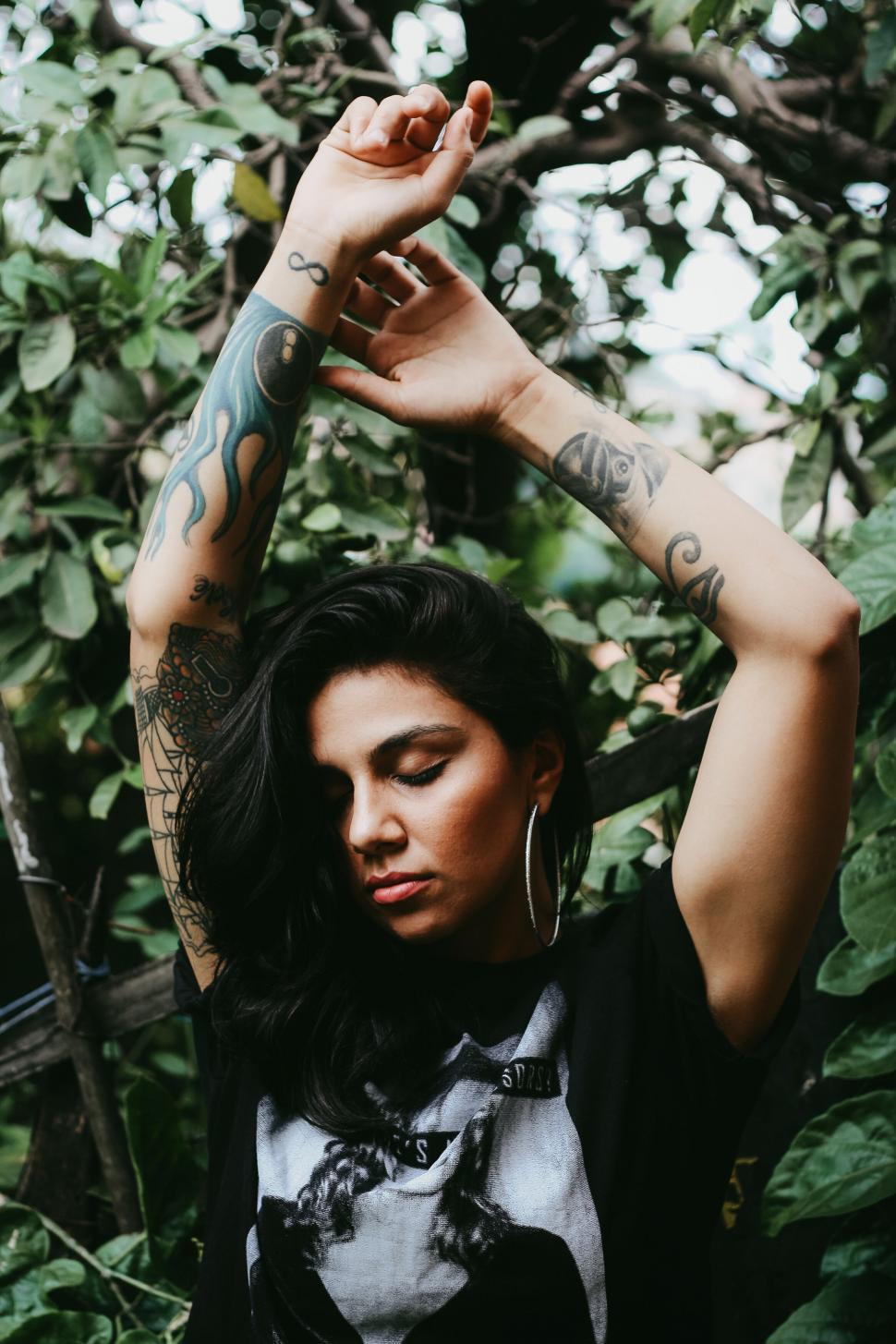Free Image of Stylish woman posing with a confident look 