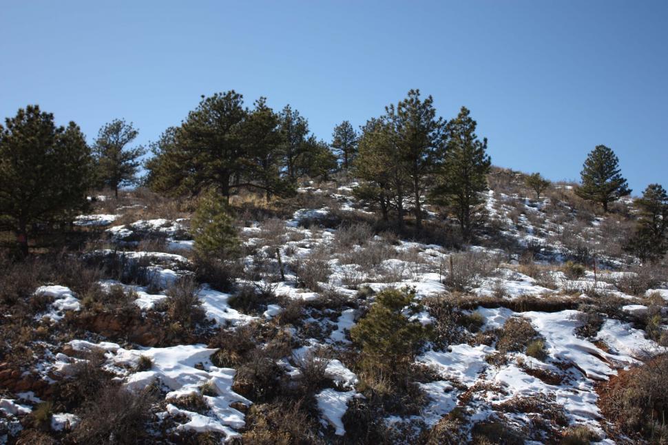Free Image of Mountains bordering Horsetooth Reservoir 