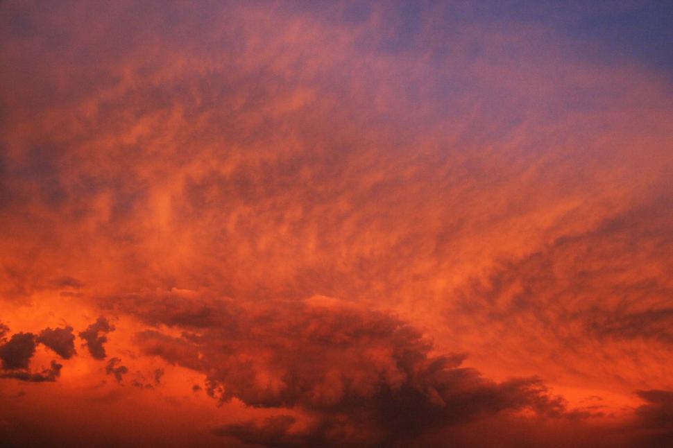 Free Image of Red sky 