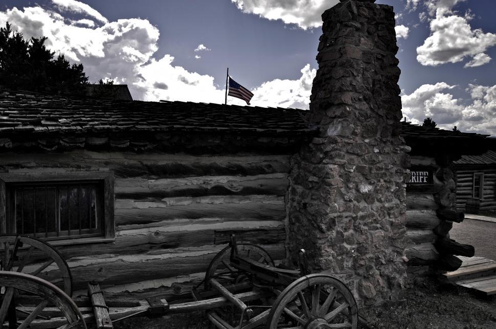 Free Image of Sheriffs station in the old west 