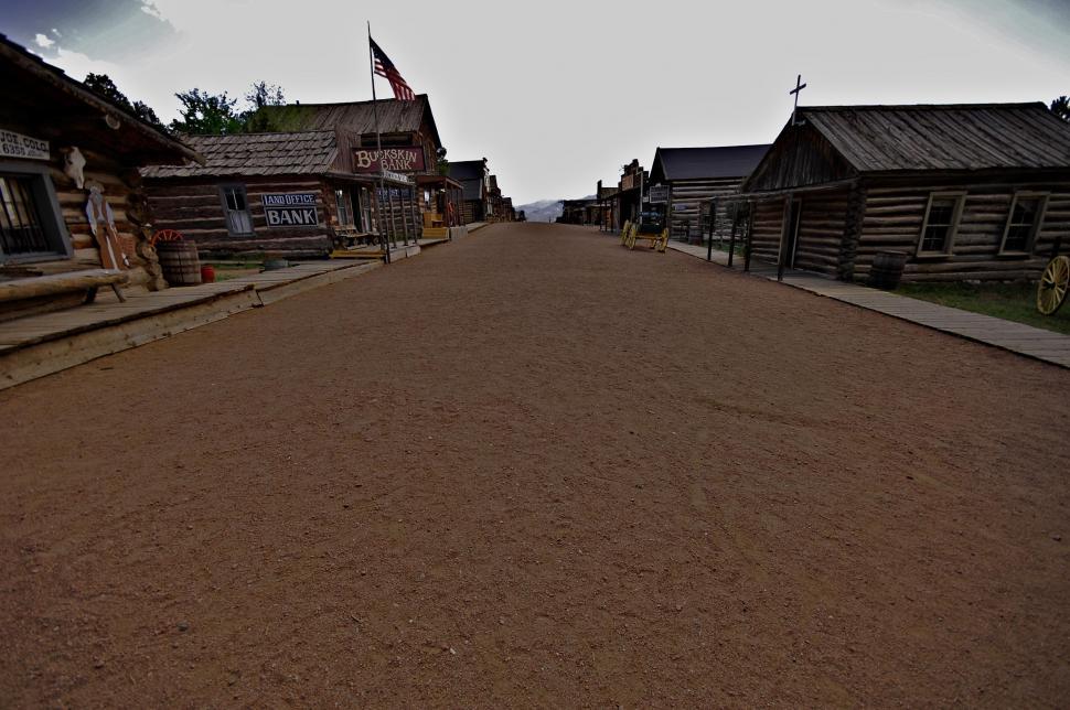 Free Image of Dirt road in the wild west 