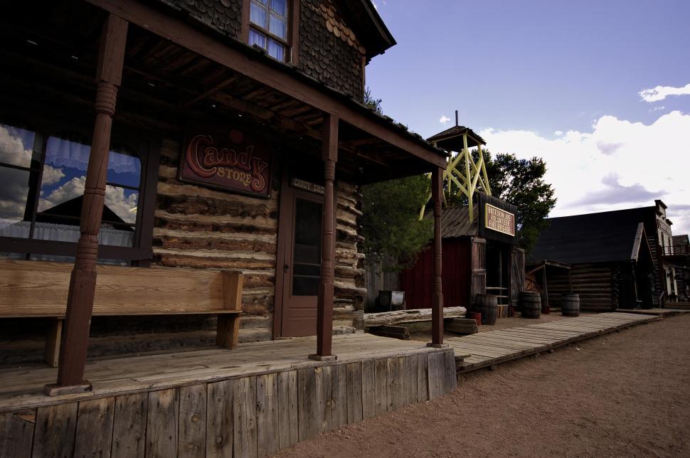 Free Image of Candy store in the old west 