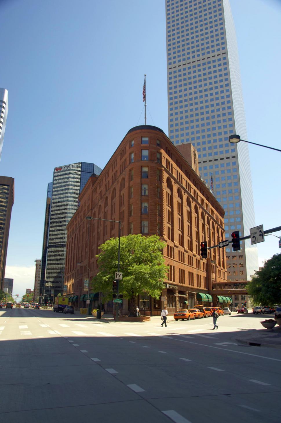 Free Image of Orange city building 