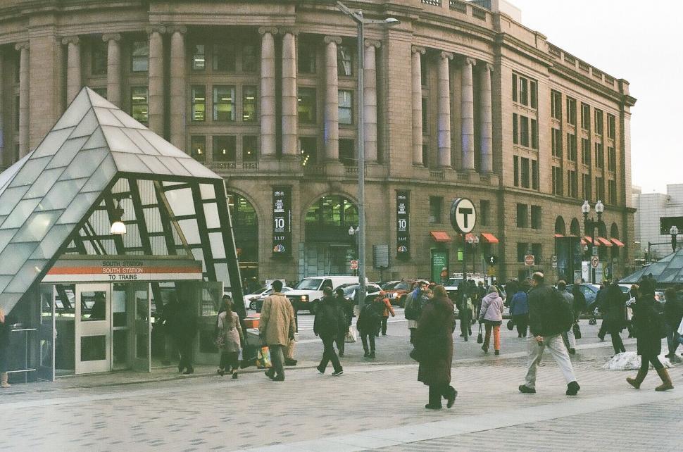 Free Image of Urban street scene with historic architecture 
