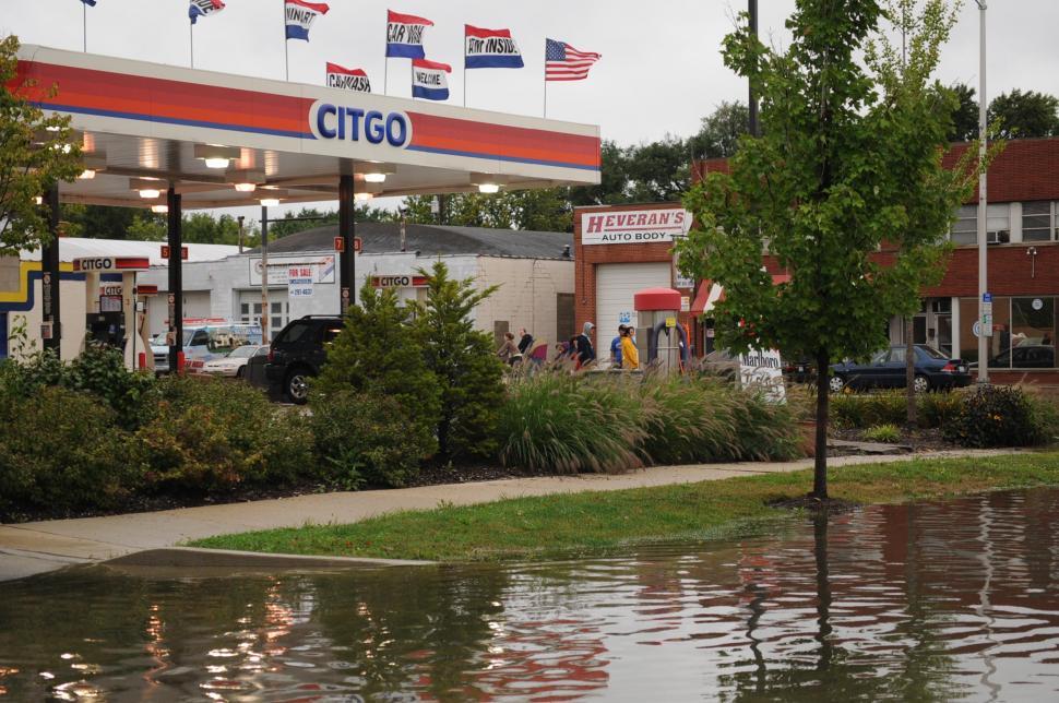 Free Image of Flooded road 