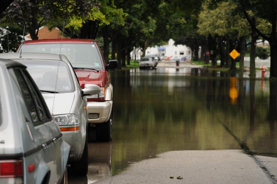 Free Image of Flooded road 