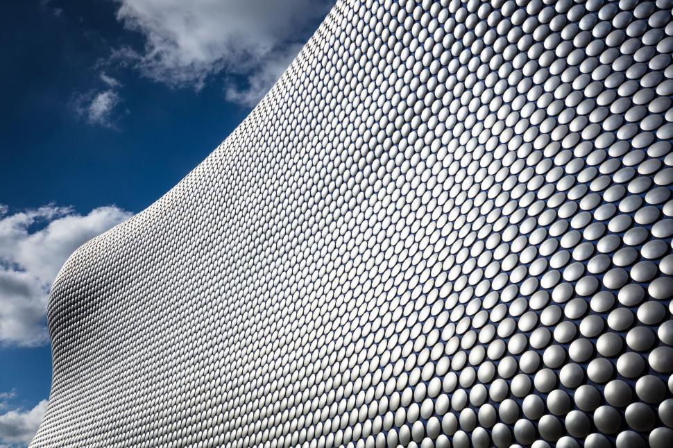 Free Image of Abstract Patterned Exterior of a Building 