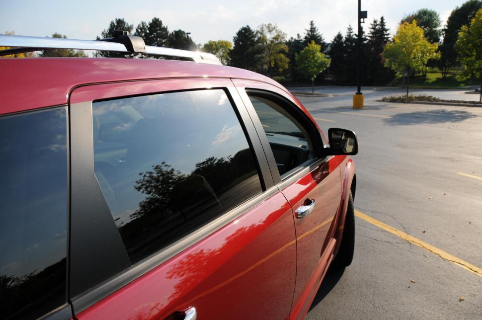 Free Image of Red Dodge Journey 