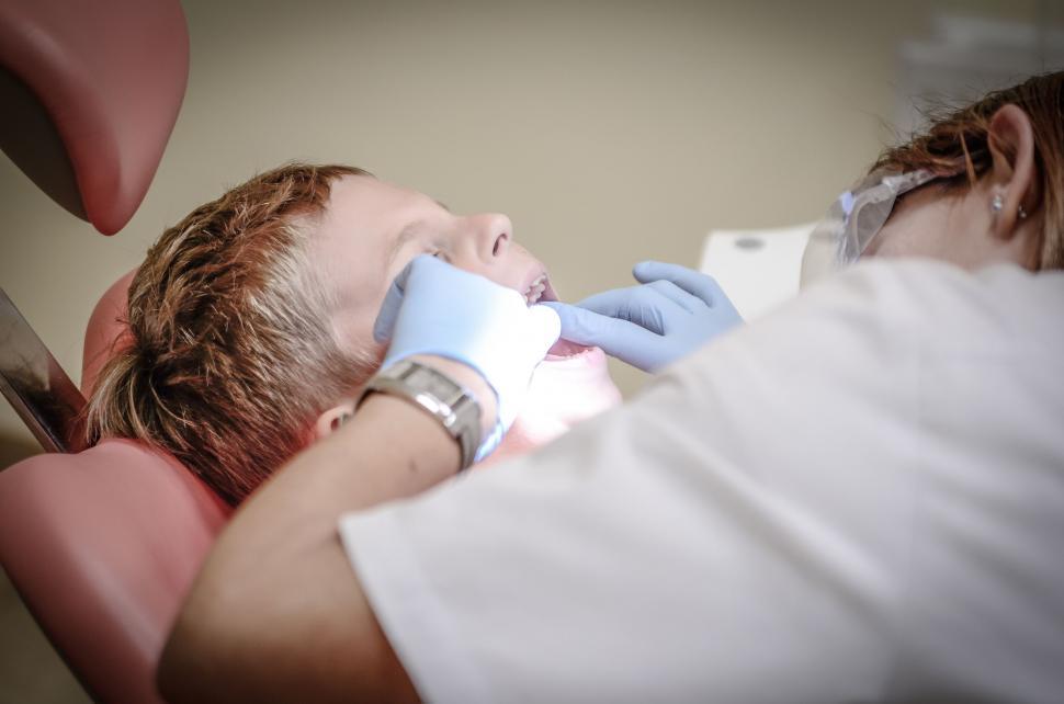 Free Image of Dental Procedure with Dental Assistant 