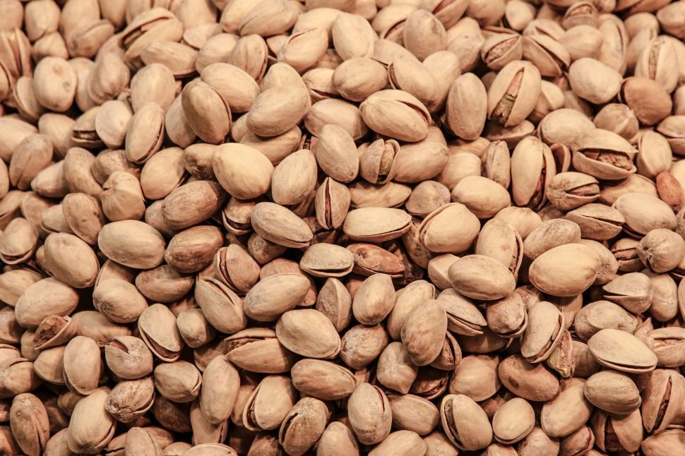 Free Image of Heap of Unshelled Pistachios Texture 