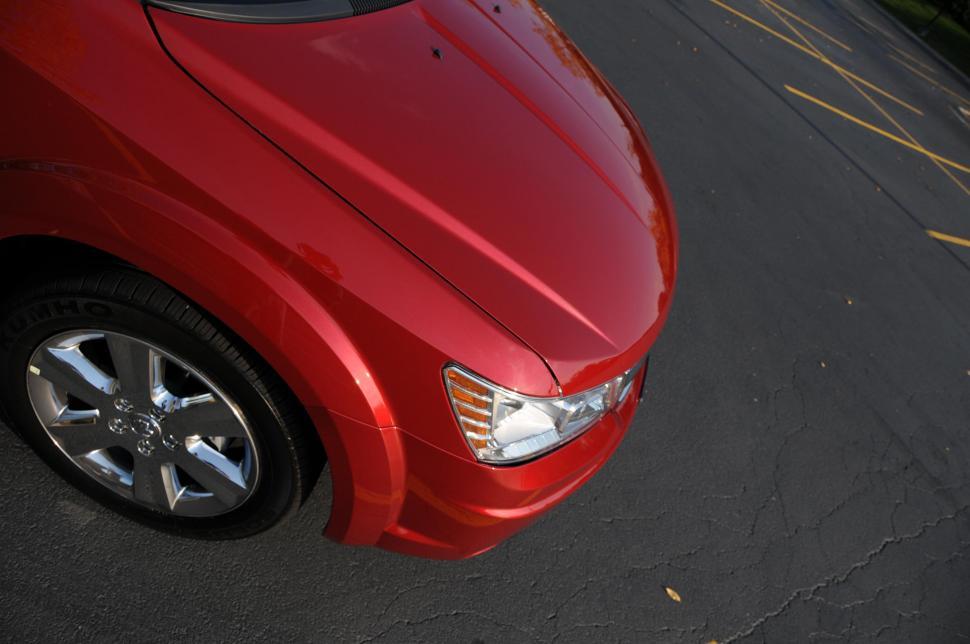 Free Image of Red Dodge Journey 