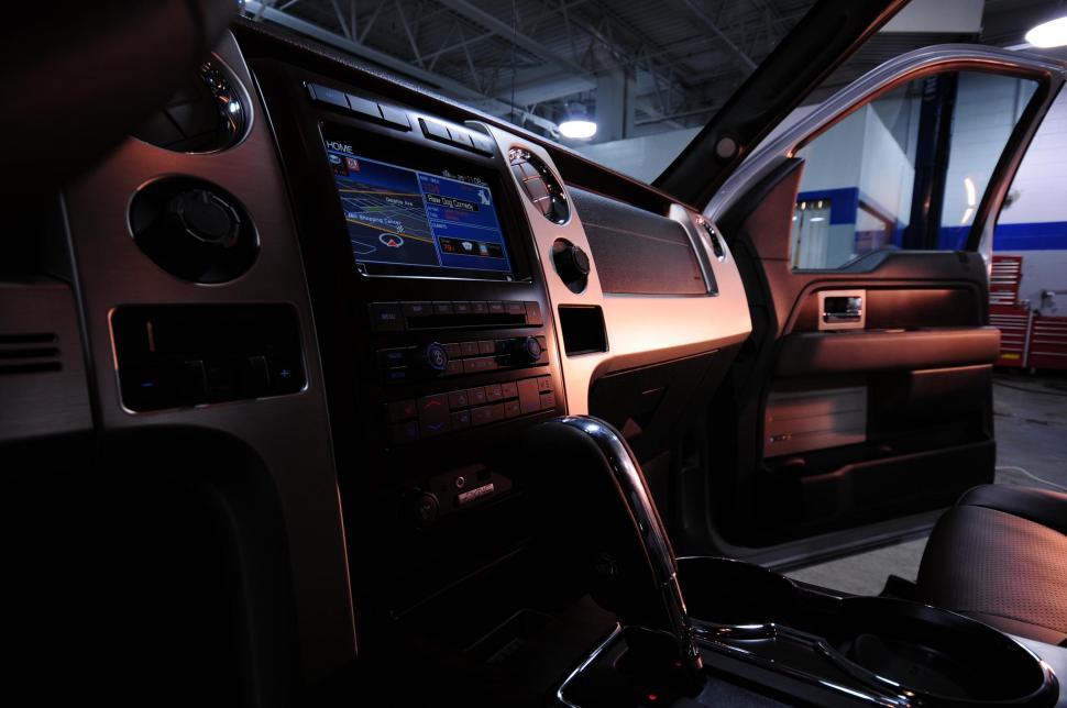 Free Image of Truck interior 