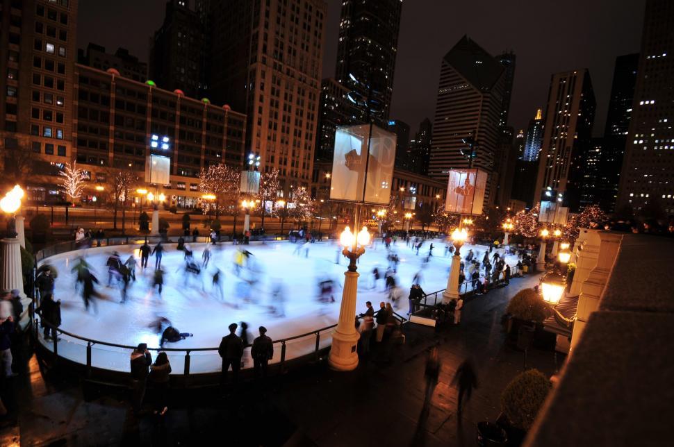 Free Image of Ice skating rink 