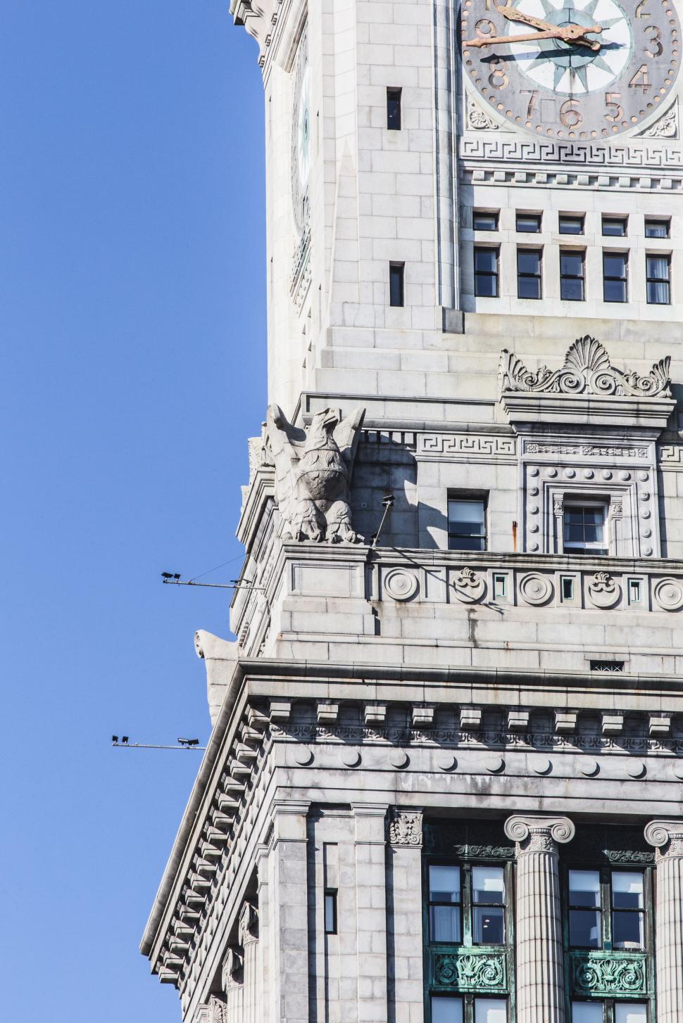 Free Image of Historical clock tower close-up 