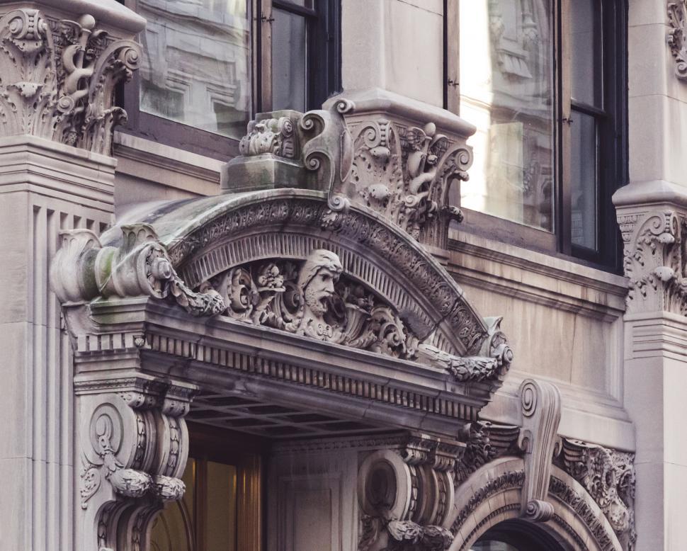 Free Image of Intricate historical building entrance detail 