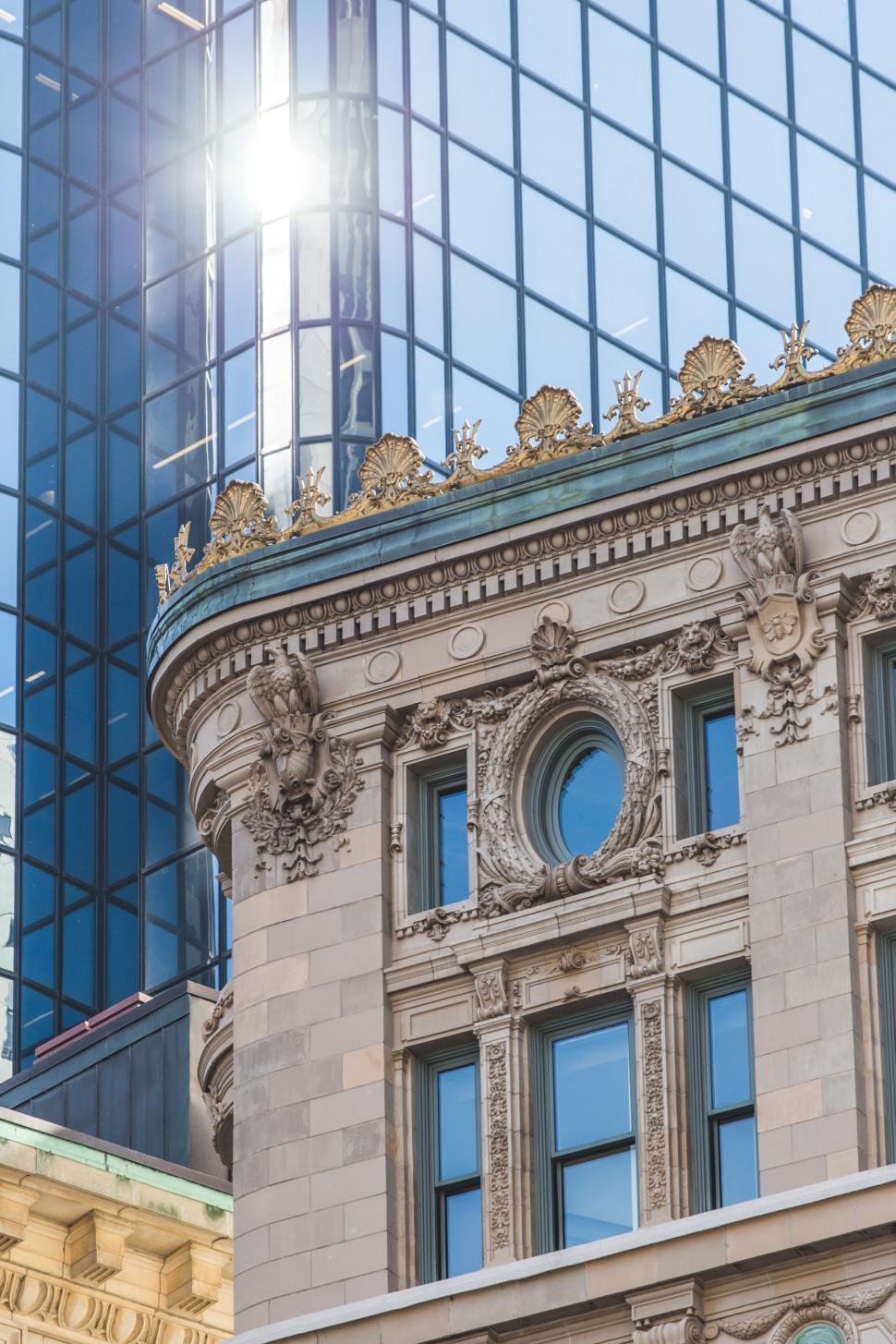 Free Image of Historic and modern architecture blend in city 