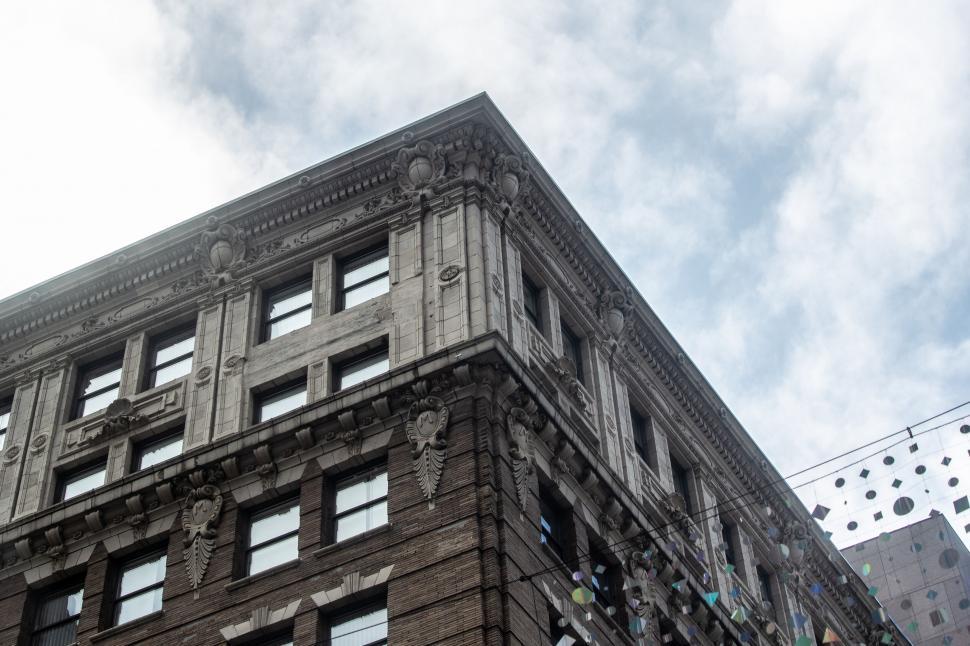Free Image of Historic building facade against the sky 